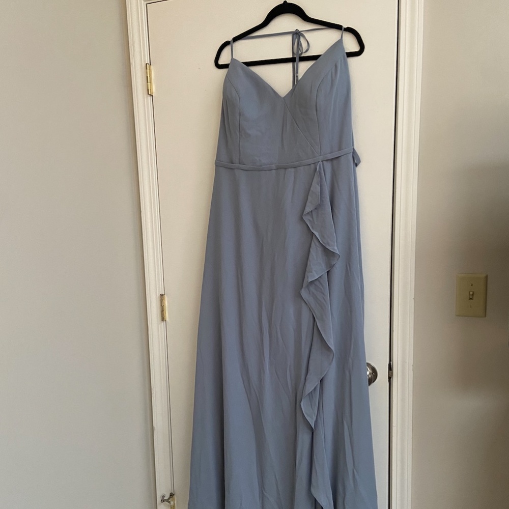COPY - Dusty Blue Bridesmaid Dress